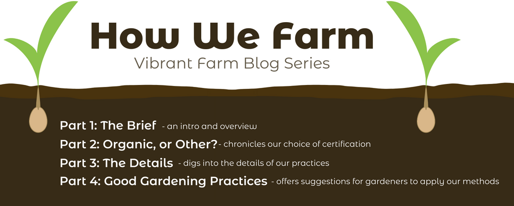 How we Farm, Part 1: The Brief
