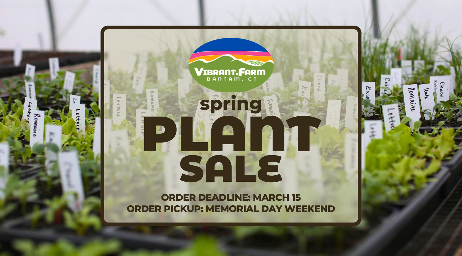 2025 Spring Plant Sale